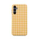 Tuscan Sun - Yellow Plaid Samsung Galaxy A16 Case 1