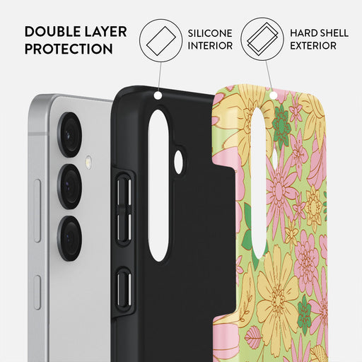 Amalfi Coast - Colorful Floral Samsung Galaxy S25 Case 2