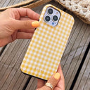Tuscan Sun - Yellow Plaid Samsung Galaxy A15 4G / 5G Case 5