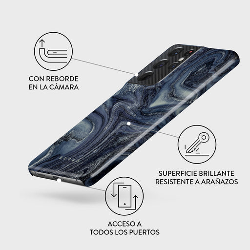 Navy Trench - Samsung Galaxy S21 Ultra Funda 3