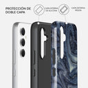 Navy Trench - Samsung Galaxy A55 Funda 2