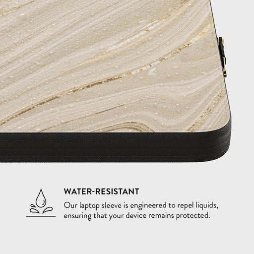 Full Glam - Beige Laptop Sleeve 10