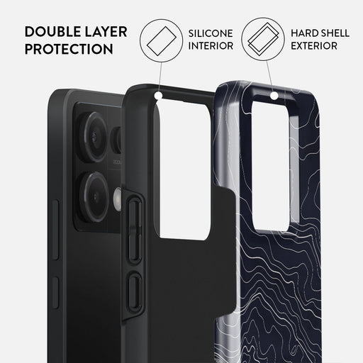 Drifting Shores - Line Art Xiaomi Redmi Note 13 Pro 5G Case 2