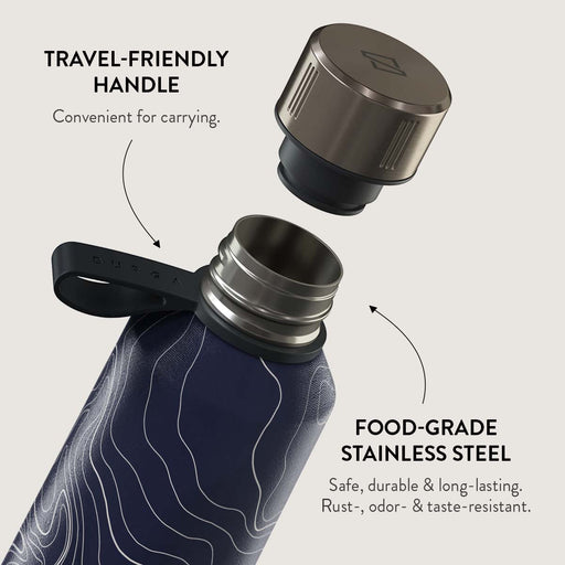 Drifting Shores - Line Art Water Bottle 4