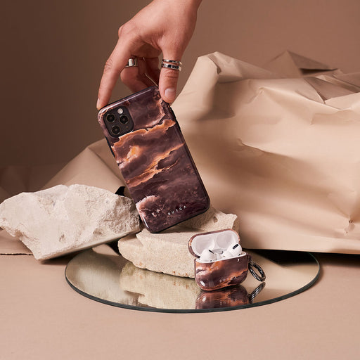 Fire Wood - Brown Marble Samsung Galaxy S24 FE Case 8