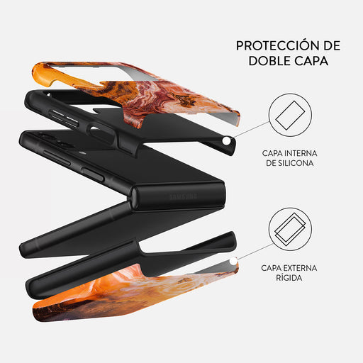 Pumpkin Spice - Samsung Galaxy Z Flip 3 Funda 2