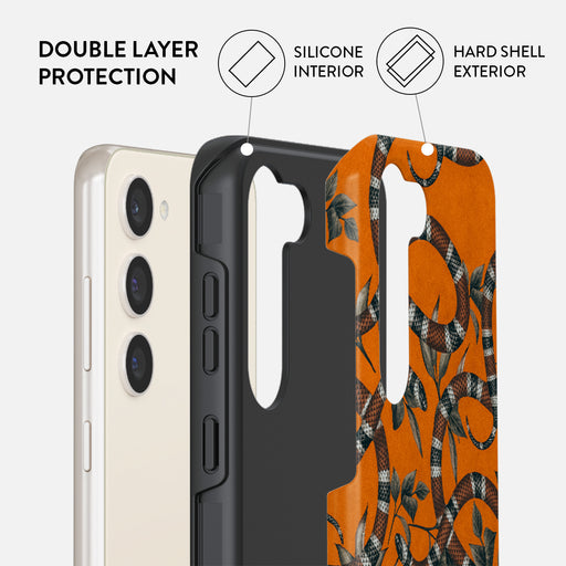 Bitter Apricot - Snake Samsung Galaxy S23 Case 6