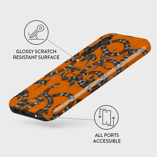 Bitter Apricot - Snake Samsung Galaxy S23 FE Case 3