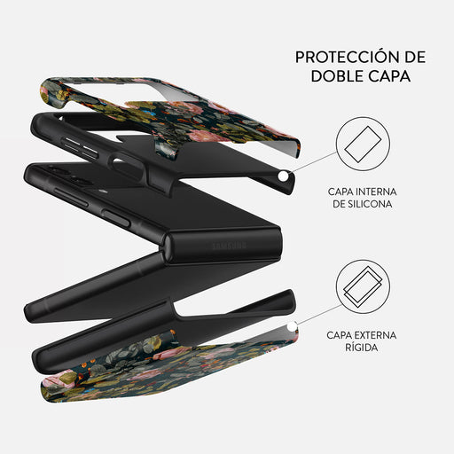 Bloomy Garden - Samsung Galaxy Z Flip 3 Funda 2