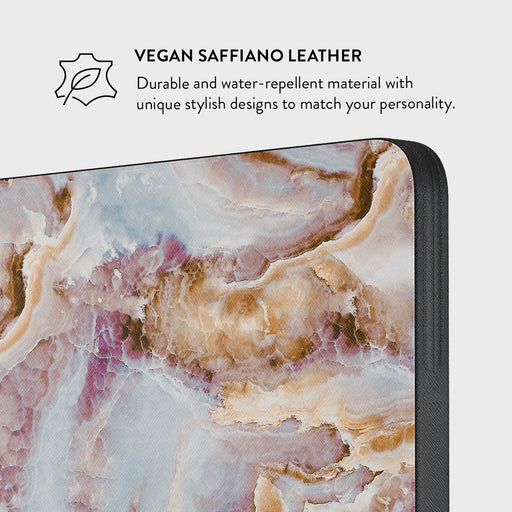 Frozen Leaves - Cute Marble Laptop Sleeve 6