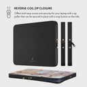 Frozen Leaves - Cute Marble Laptop Sleeve 9