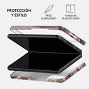 Golden Taupe - Samsung Galaxy Z Fold 3 Funda 2