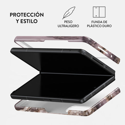 Golden Taupe - Samsung Galaxy Z Fold 3 Funda 2