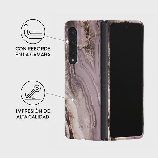Golden Taupe - Samsung Galaxy Z Fold 3 Funda 3