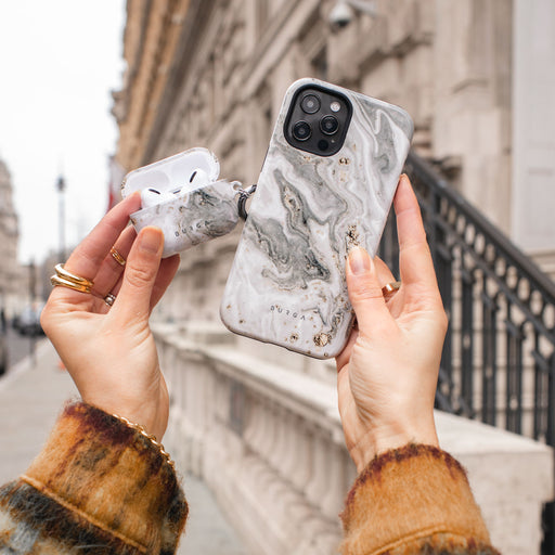 Snowstorm - Grey Marble Samsung Galaxy A56 5G Case 6