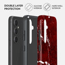 Iconic Red Ruby - Marble Samsung Galaxy S23 FE Case 2