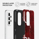Iconic Red Ruby - Marble Samsung Galaxy A23 4G / 5G Case 2