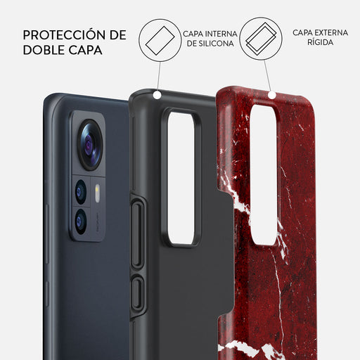 Iconic Red Ruby - Xiaomi 12 Funda 2