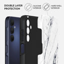 Satin White - Marble Samsung Galaxy A15 4G / 5G Case 2