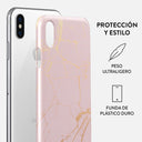 Peachy Gold - iPhone X / XS Funda 2