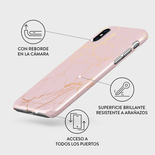 Peachy Gold - iPhone X / XS Funda 3