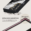 Fatal Contradiction - Black & White Marble Samsung Galaxy Z Fold 6 Case 3