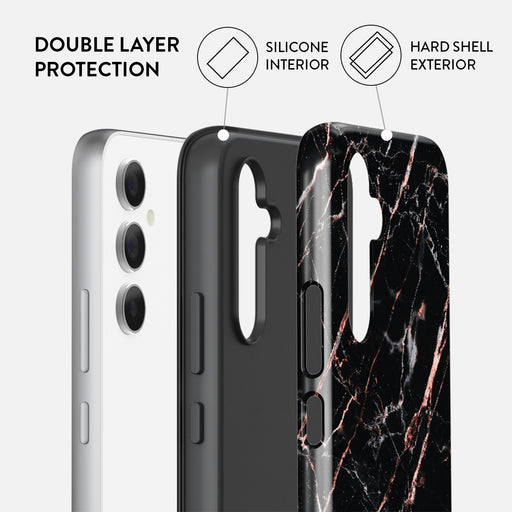 Rose Gold Marble - Samsung Galaxy A55 Case 2