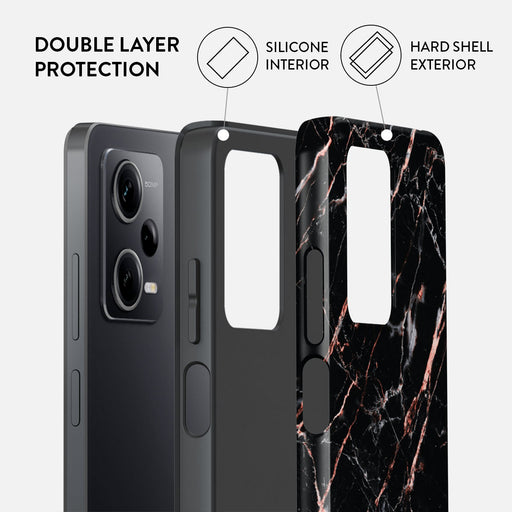 Rose Gold Marble - Xiaomi Redmi Note 12 Pro 5G Case 2