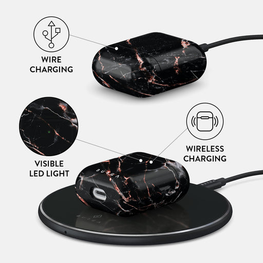 Rose Gold Marble - AirPods Case 3