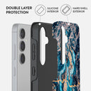 Mystic River - Blue Marble Samsung Galaxy S24 Case 6