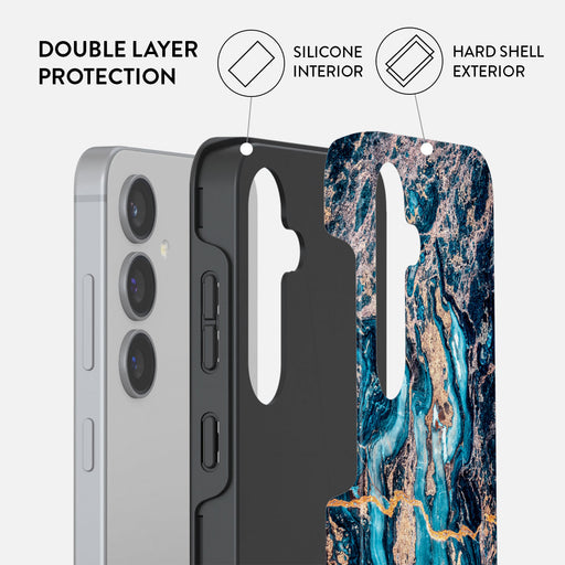 Mystic River - Blue Marble Samsung Galaxy S24 Case 6