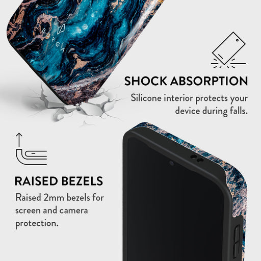 Mystic River - Blue Marble Samsung Galaxy S24 Case 8