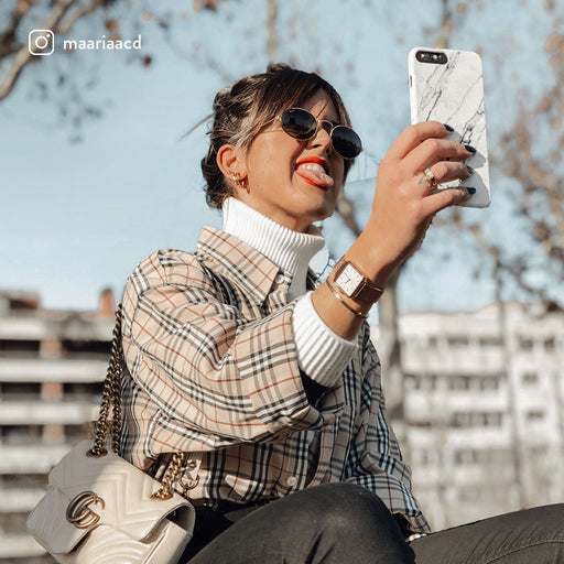 Satin White - Marble Samsung Galaxy A23 4G / 5G Case 6