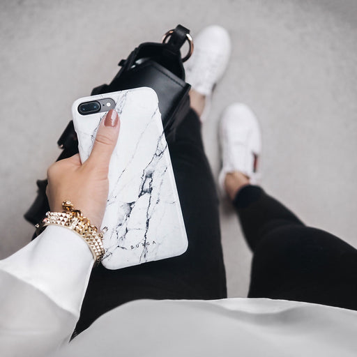 Satin White - Marble Samsung Galaxy A23 4G / 5G Case 5