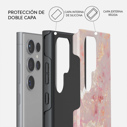 Golden Coral - Samsung Galaxy S24 Ultra Funda 2