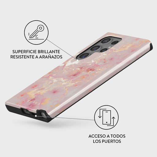 Golden Coral - Samsung Galaxy S24 Ultra Funda 3