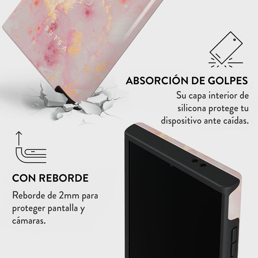 Golden Coral - Samsung Galaxy S24 Ultra Funda 4