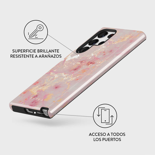 Golden Coral - Samsung Galaxy S22 Ultra Funda 3