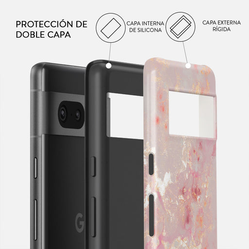 Golden Coral - Google Pixel 7 Funda 2