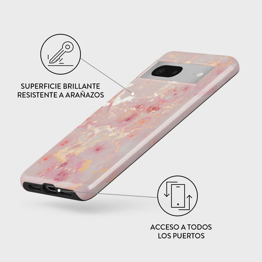 Golden Coral - Google Pixel 7 Funda 3
