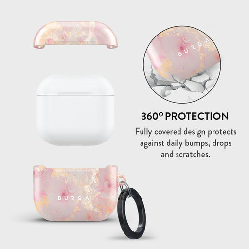 Golden Coral - Pink AirPods 4 Case 2