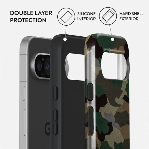 Tropical Green Camo - Google Pixel 9 Pro Case 2
