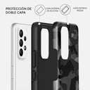 Night Black Camouflage - Samsung Galaxy A23 4G / 5G Funda 2