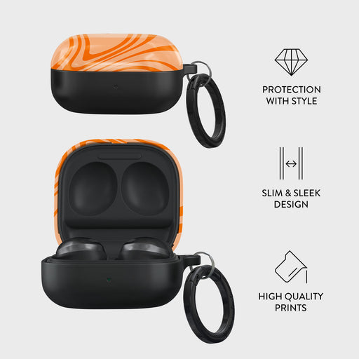 High Vibrations - Color Swirl Samsung Galaxy Buds FE Case 4