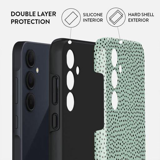 Mint Gelato - Dots Samsung Galaxy A35 Case 2