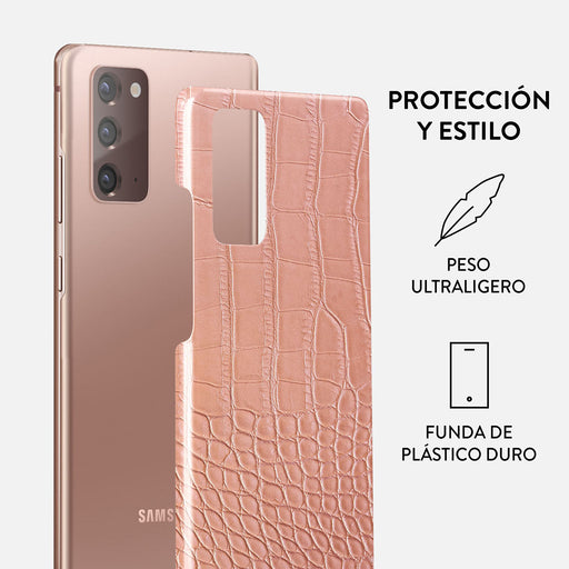 Pink Croco - Samsung Galaxy Note 20 4G / 5G Funda 2