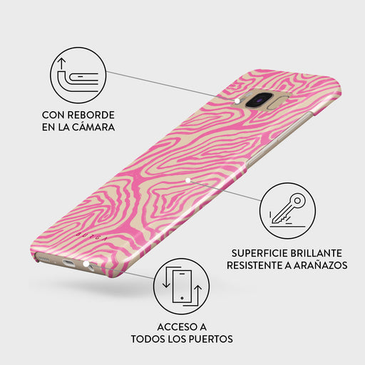 Pink Shores - Samsung Galaxy S8 Funda 3