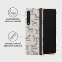 Derby Race - Samsung Galaxy Z Fold 4 Case 3