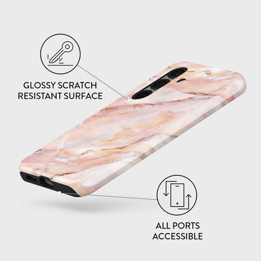 Morning Sunshine - Pastel Marble Samsung Galaxy S25 Plus Case 3