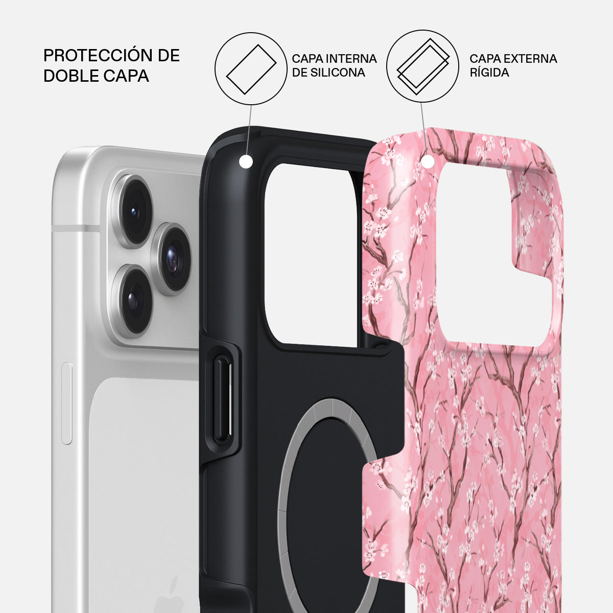Funda iPhone 17 Pro Max, Sakura | BURGA